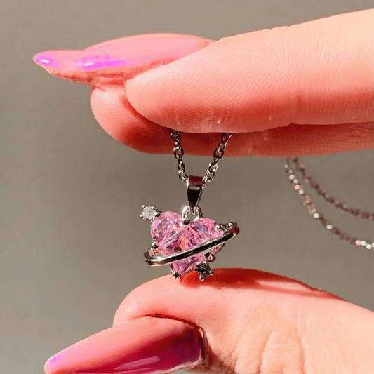 Aşk Gezegeni Kolye - Zarif Hediye