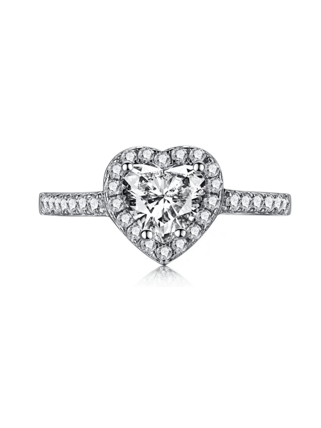 Beyaz Taşlı Pandora Yüzük - Zarif Hediye