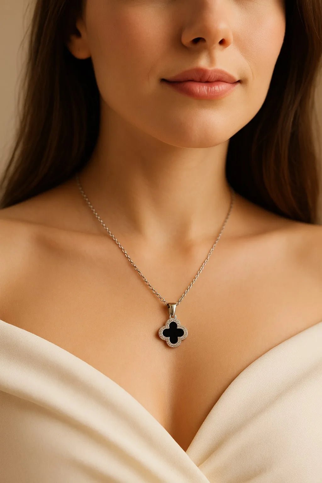 Çift Yönlü Van Cleef Kolye - Zarif Hediye