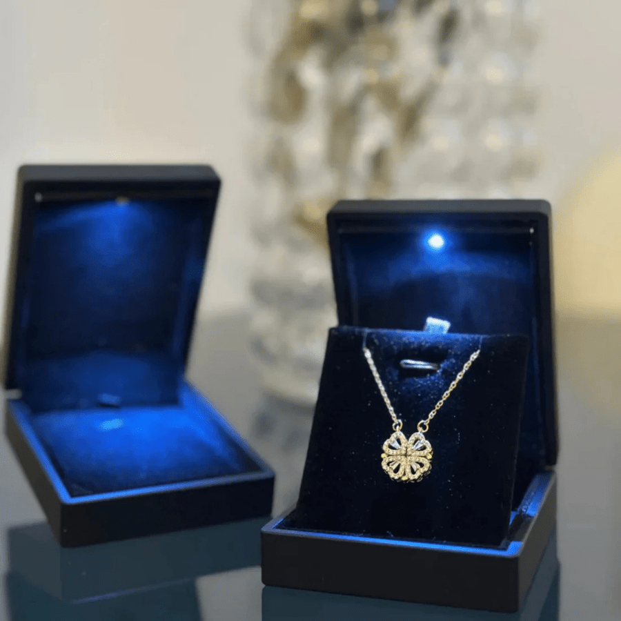 Işıklı Premium Kolye Kutusu - Zarif Hediye