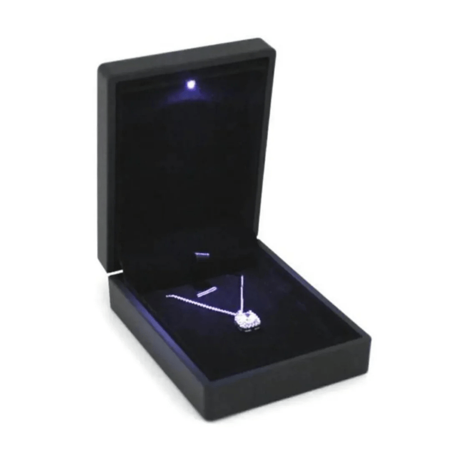 Işıklı Premium Kolye Kutusu - Zarif Hediye