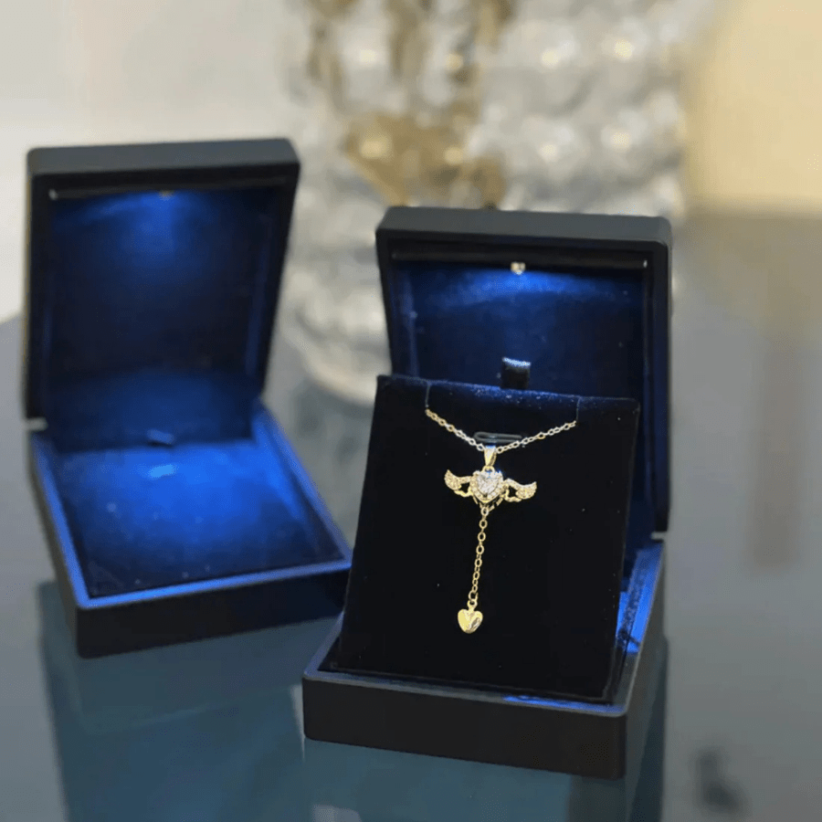 Işıklı Premium Kolye Kutusu - Zarif Hediye