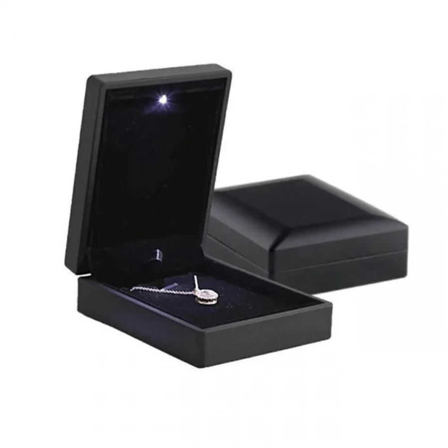 Işıklı Premium Kolye Kutusu - Zarif Hediye