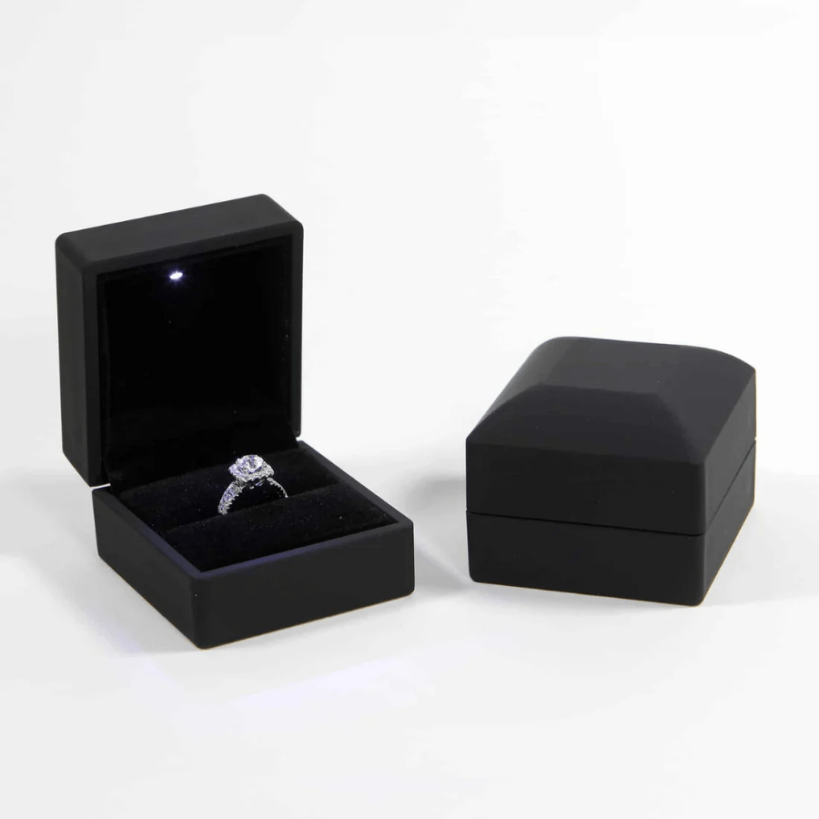 Işıklı Premium Yüzük Kutusu - Zarif Hediye