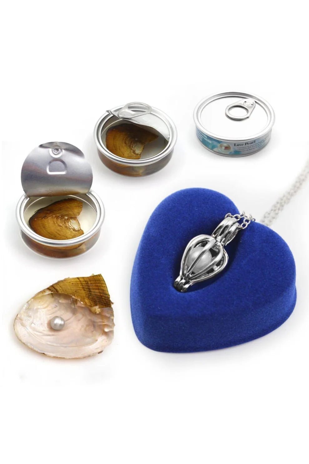 İstiridye İçinde İnci Kolye - Zarif Hediye