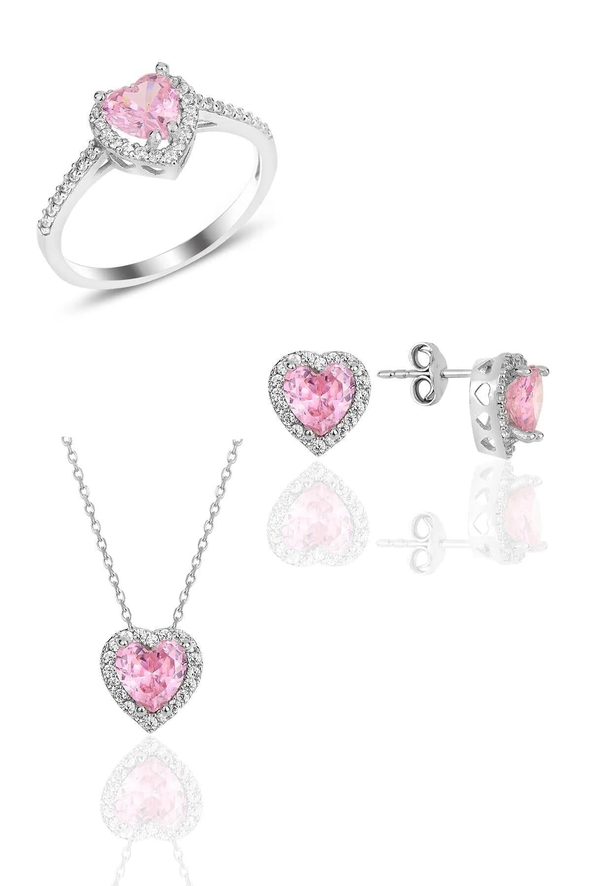 Pandora Kalp Set Pembe Işıltı – Zarif Hediye