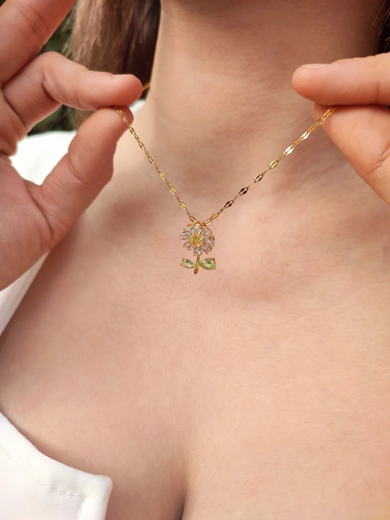 Papatya Kolye - Zarif Hediye