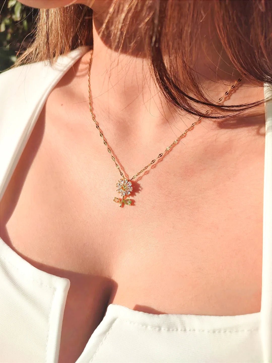 Papatya Kolye - Zarif Hediye