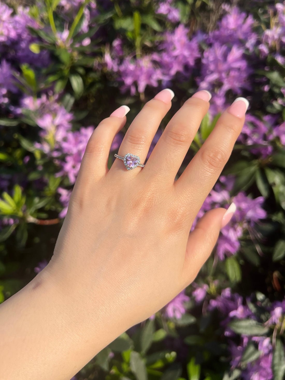 Pembe Taşlı Pandora Yüzük - Zarif Hediye