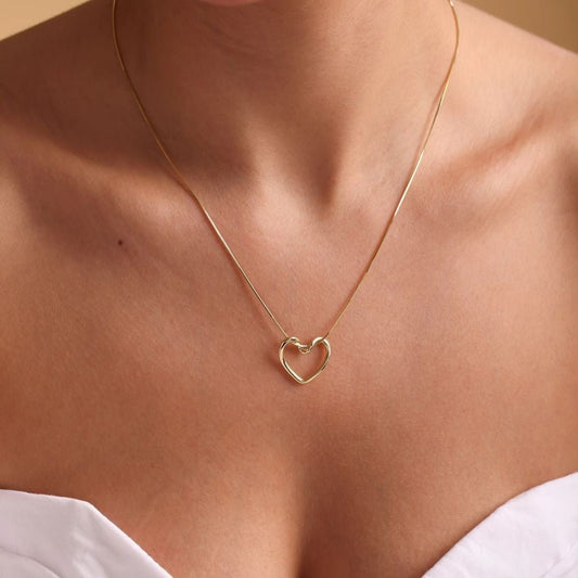 Düğüm Kalp Kolye - Zarif Hediye